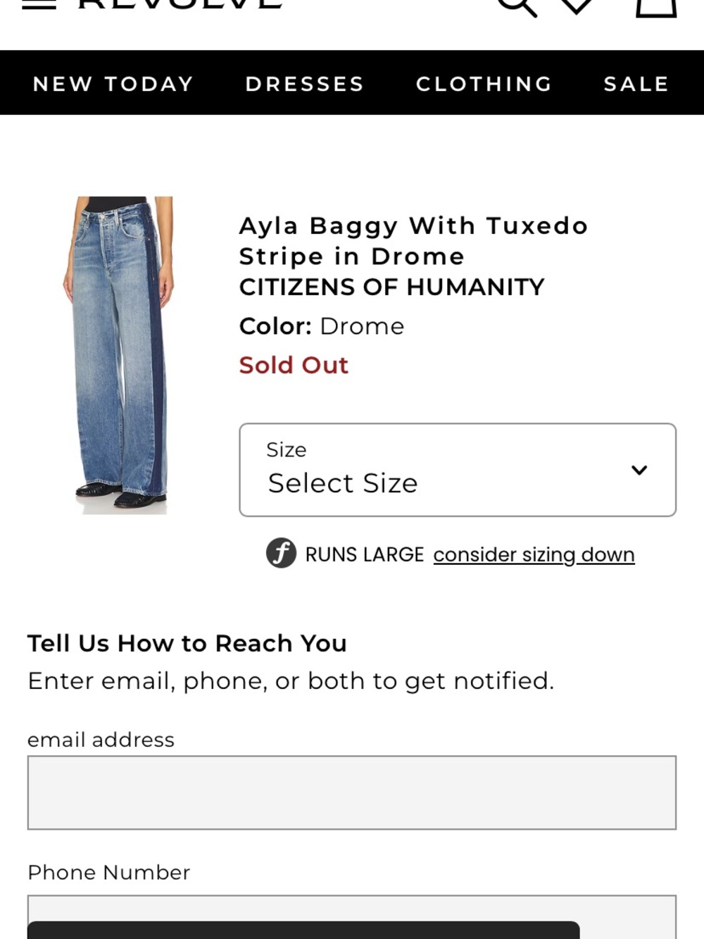 Citizens Of Humanity Two-Tone Denim Straight Jeans - Picture 4 of 9